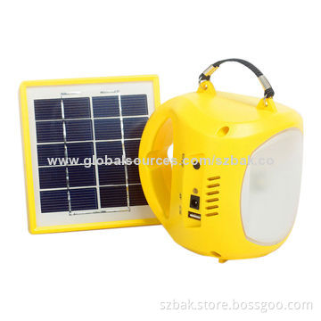 Portable LED solar garden lanterns, out door lights with li-ion battery